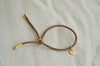 Engraved Gold Heart Bracelet
