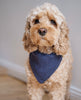 Tweed Bandana Herringbone Navy