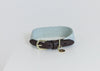 Dog Collar Jacquard Light Blue