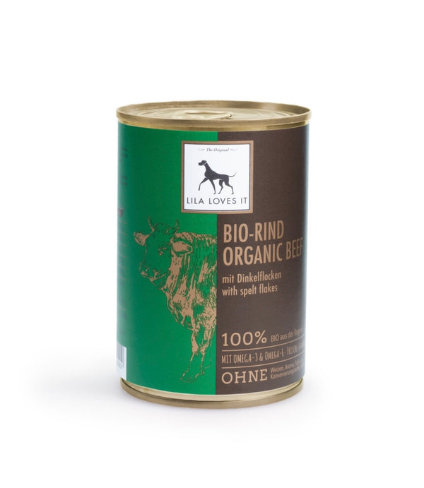 Organic Beef with spelt flakes