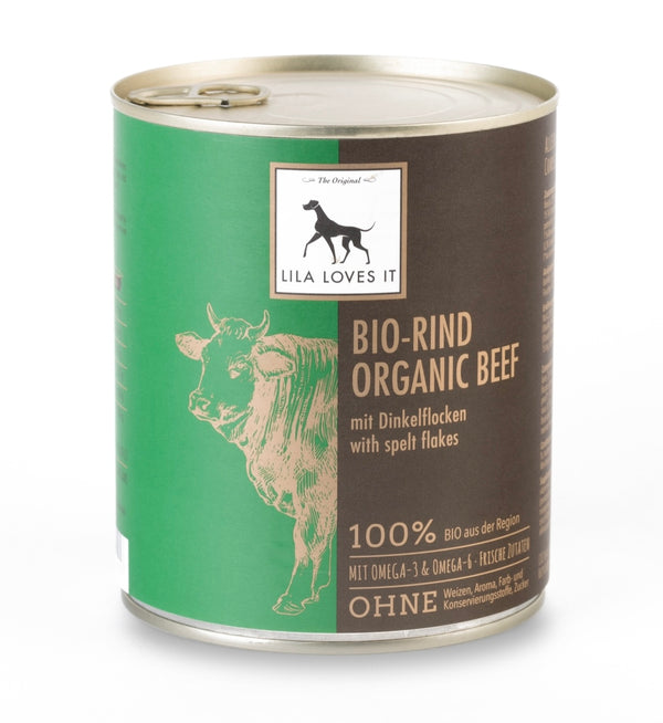Organic Beef with spelt flakes