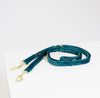 Dog Leash Velvet Emerald