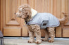 Dog Coat Waterproof Dusty Blue/ Grey