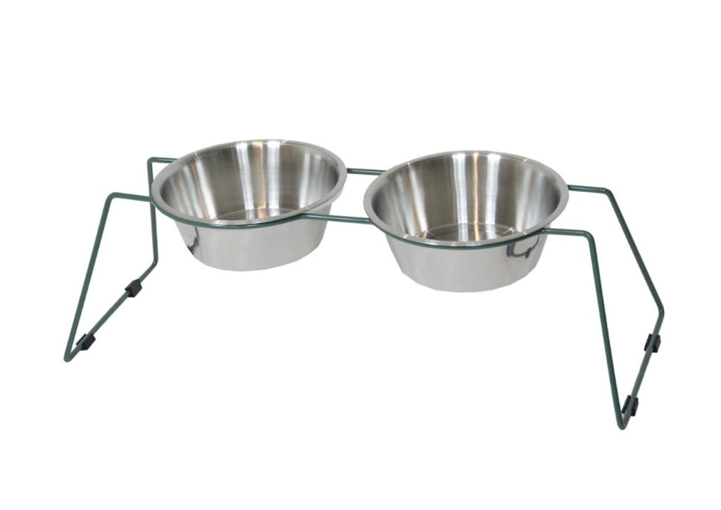 Dog Bowl Comfort Feeder Dusty Green