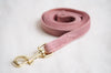 Dog Leash Velvet Old Rose