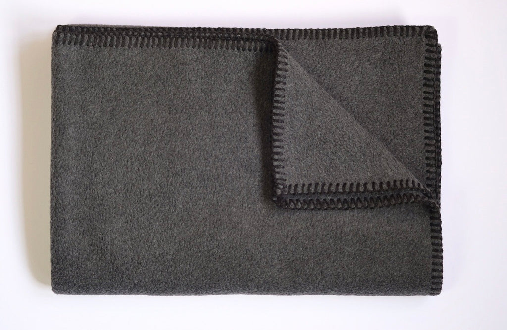 Dog Blanket Soft Fleece Dark Grey